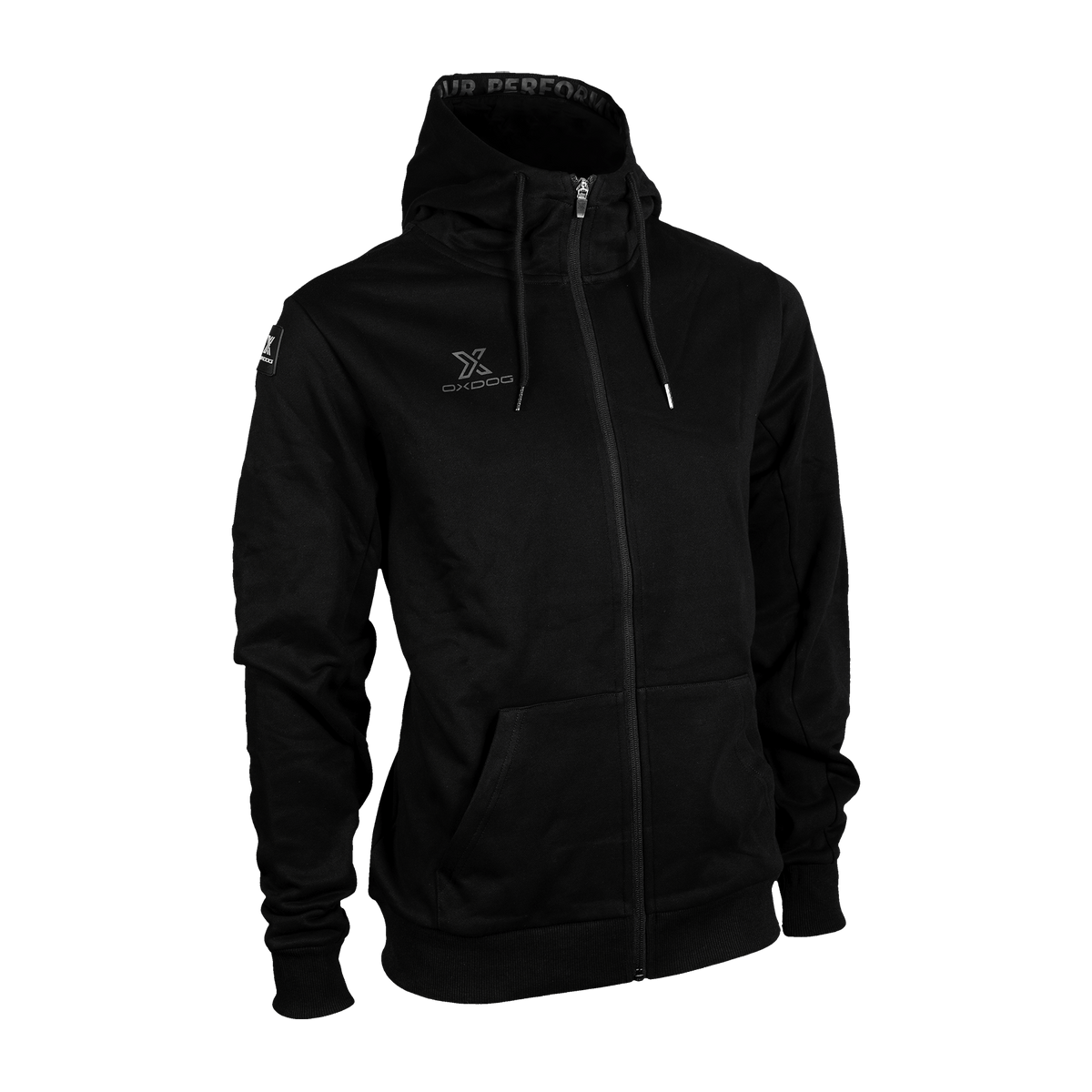 OXDOG Padel || Seattle Zip Hoodie Black