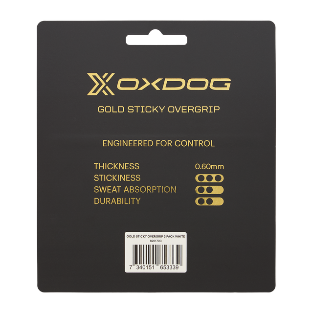 GOLD STICKY OVERGRIP (x3)
