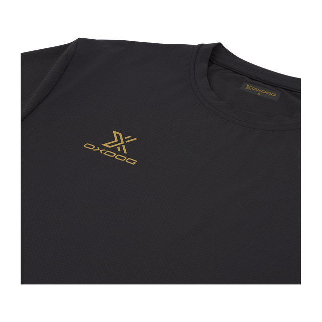 CAMISETA DELTA Negro/Oro