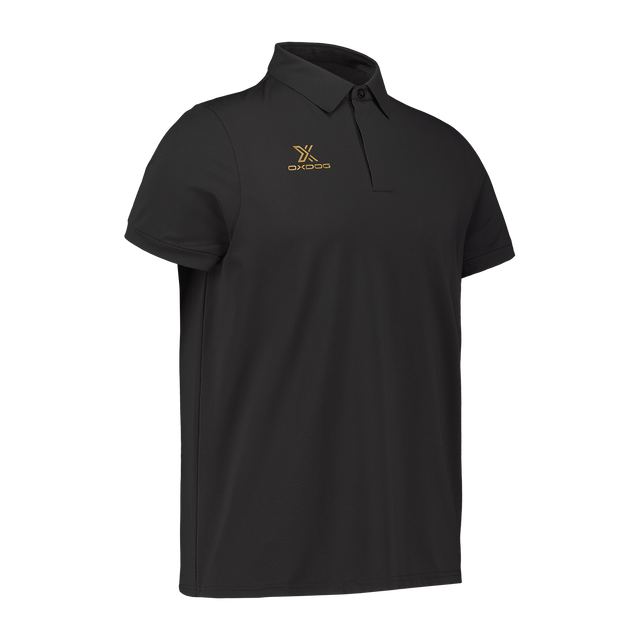 POLO DELTA Negro/Oro