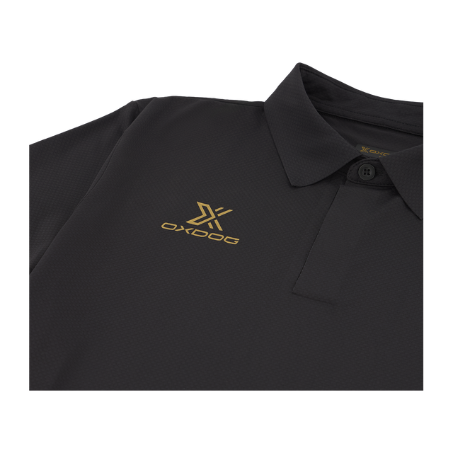 POLO DELTA Negro/Oro