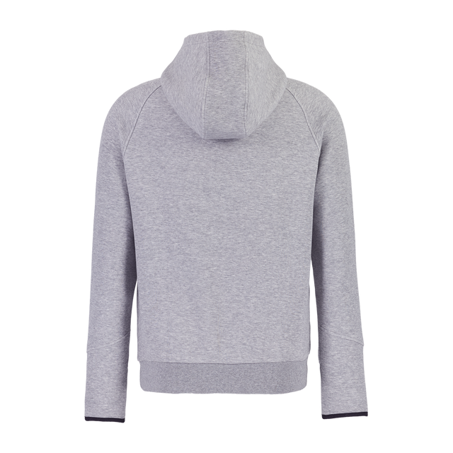 X HALF-ZIP HOODIE Grey Melange