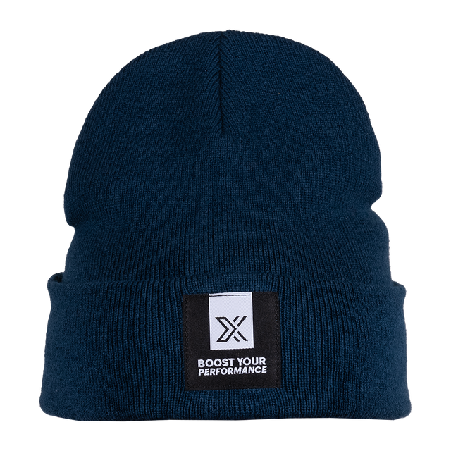 Patch beanie blue