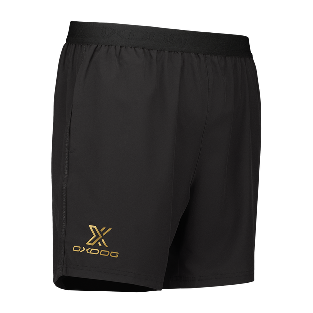 PANTALONES CORTOS COURT Negro/Oro