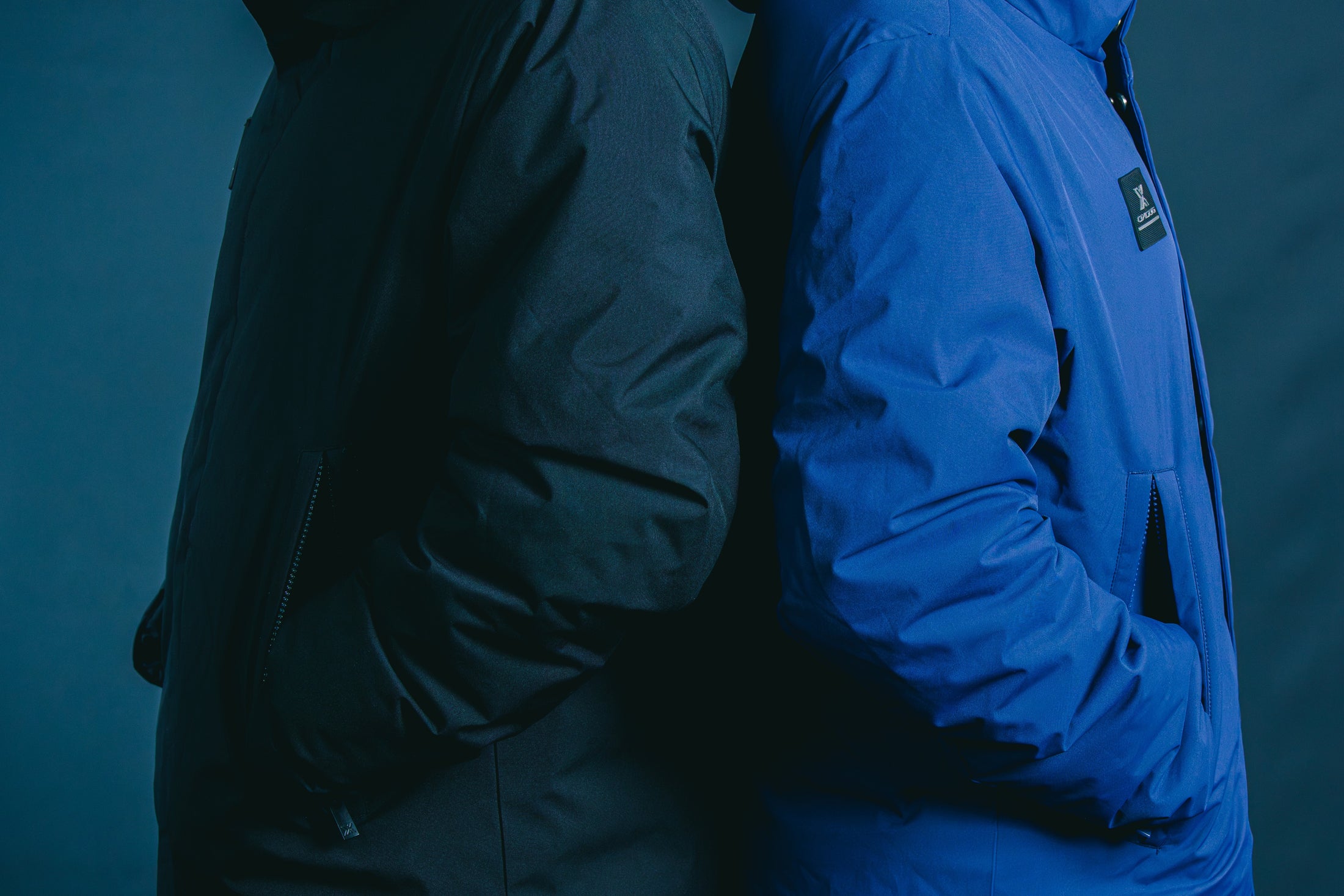 AVAILABLE IN BLUE AND BLACK