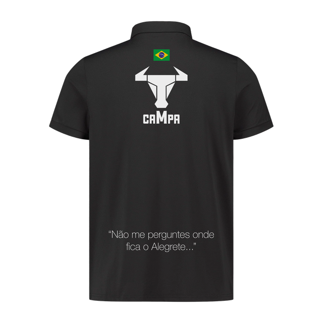 DELTA POLO SHIRT LUCAS CAMPAGNOLO Black